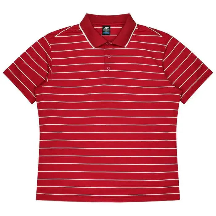 Aussie Pacific Vaucluse Men's Polo Shirt 1324 Aussie Pacific RED/WHITE S